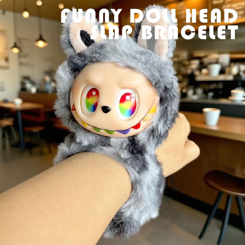 Creative Clapping Circle Plush Bracelet